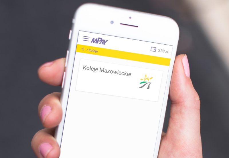 Koleje Mazowieckie rozpoczęły współpracę z mPay 1