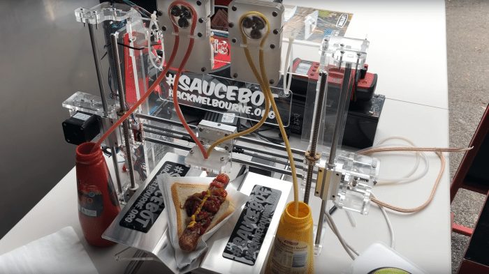 "Drukarka 3D" gotuje hot-dogi