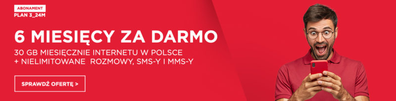 Sześć miesięcy za darmo w abonamencie Virgin Mobile 1