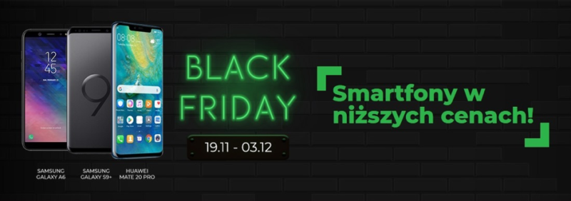 Black Friday w Plusie i Samsung Galaxy S9+ taniej nawet o 1140 zł