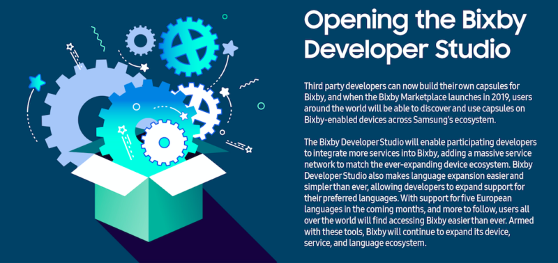 Samsung wprowadza Bixby Developer Studio
