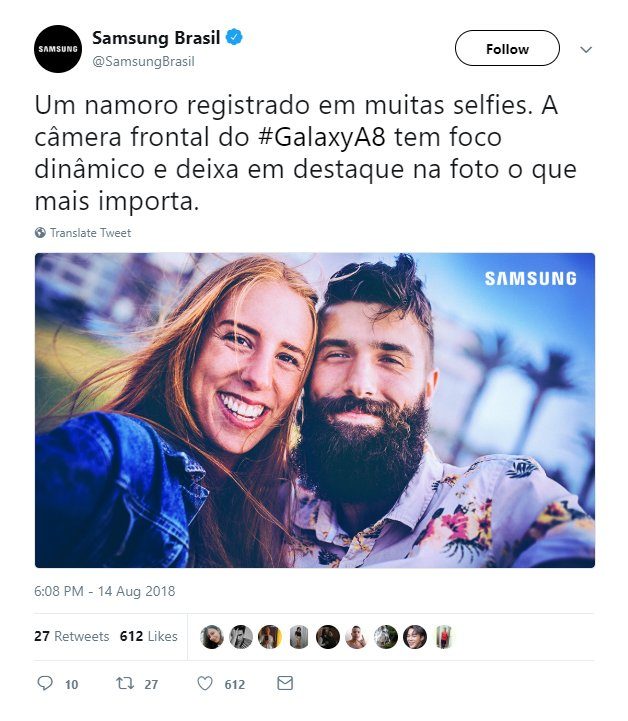 W sierpniu Samsung już wydawał zdjęcie stokowe zrobione na kamerę profesjonalną za zdjęcie zrobione kamerą Samsung galaxy A8 1