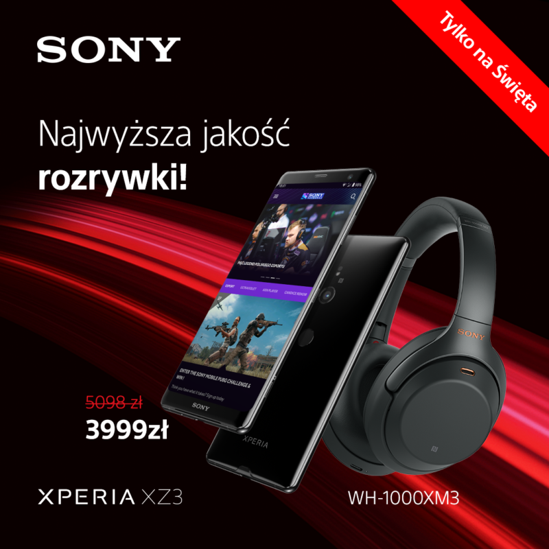 Świąteczna promocja z Xperią XZ3