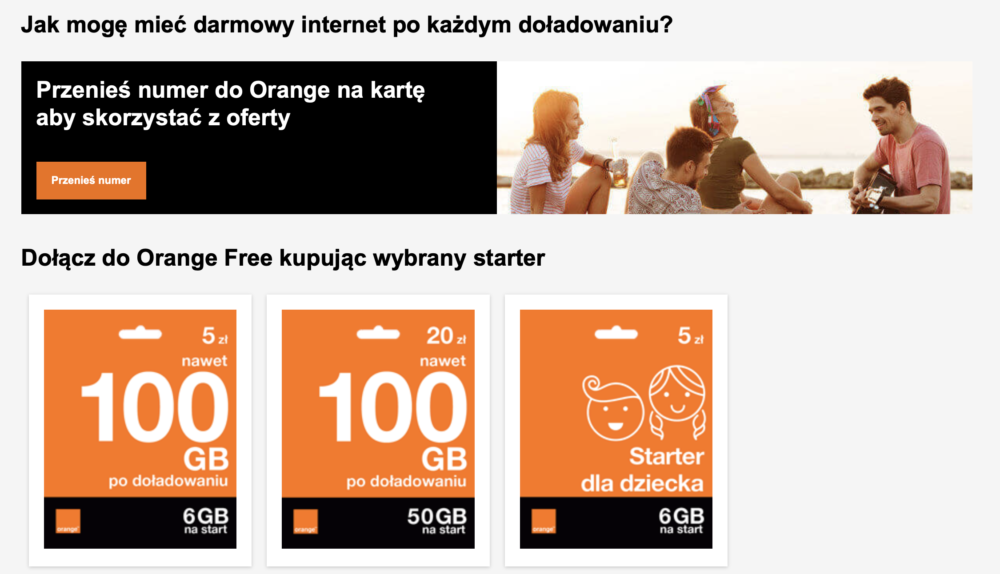 Orange promocja