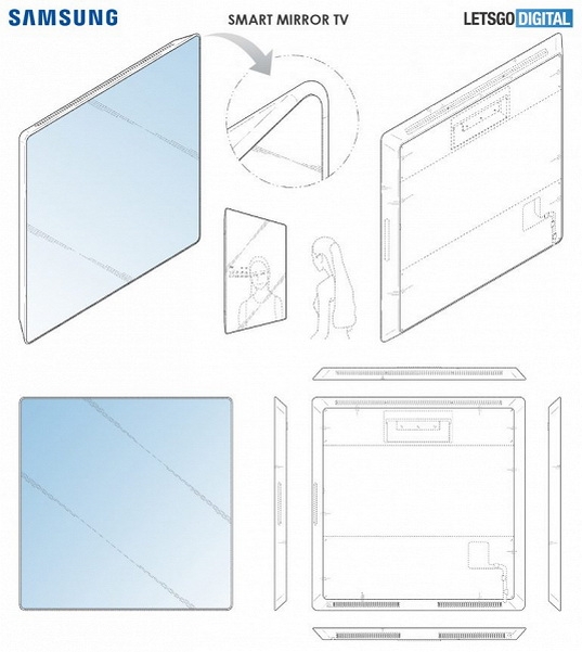 samsung smart mirror tv inteligentne lustro