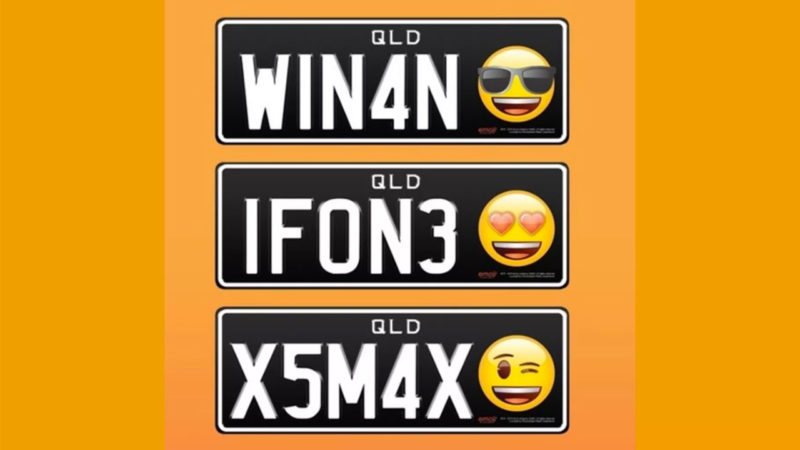 Emoji dotarły do tablic rejestracyjnych pojazdu