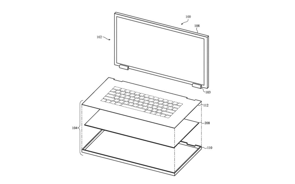 macbook panel dotykowy szklana klawiatura
