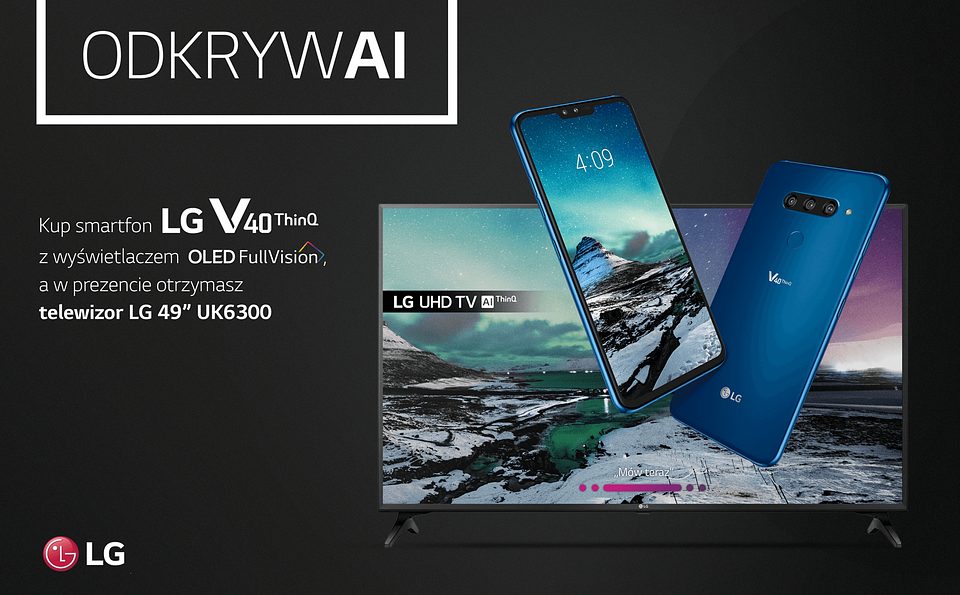 LG V40 ThinQ debiutuje w Polsce. Pięć aparatów, sztuczna inteligencja i najlepsza jakość dźwięku 4