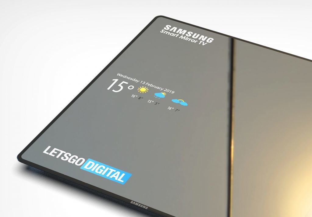 samsung smart mirror tv inteligentne lustro