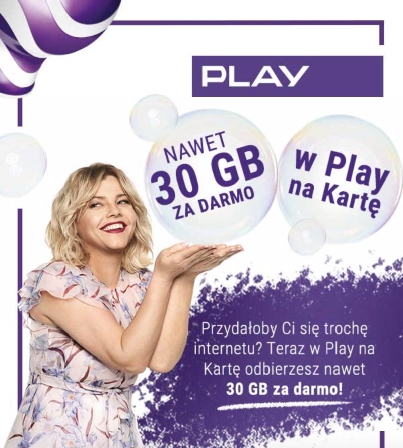 Darmowy internet dla klientów Play na kartę - Portal telekomunikacyjny