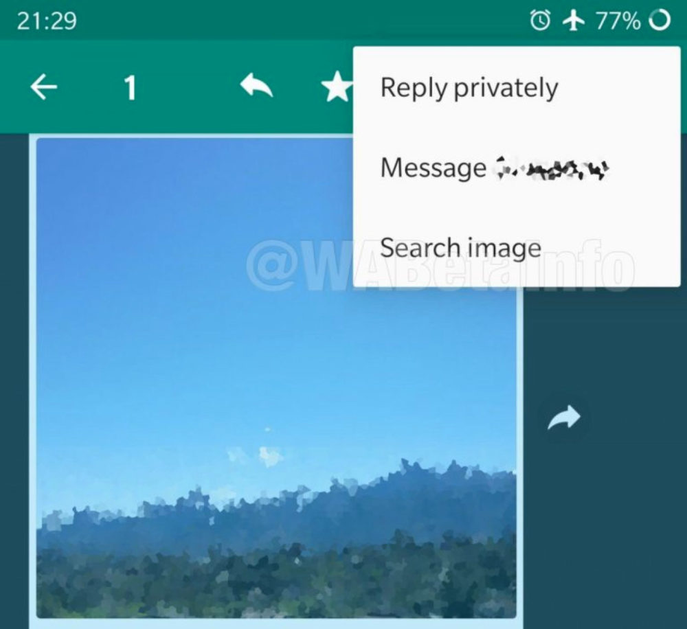 W WhatsApp pojawi się opjcja wyszukiwanie obrazów 1