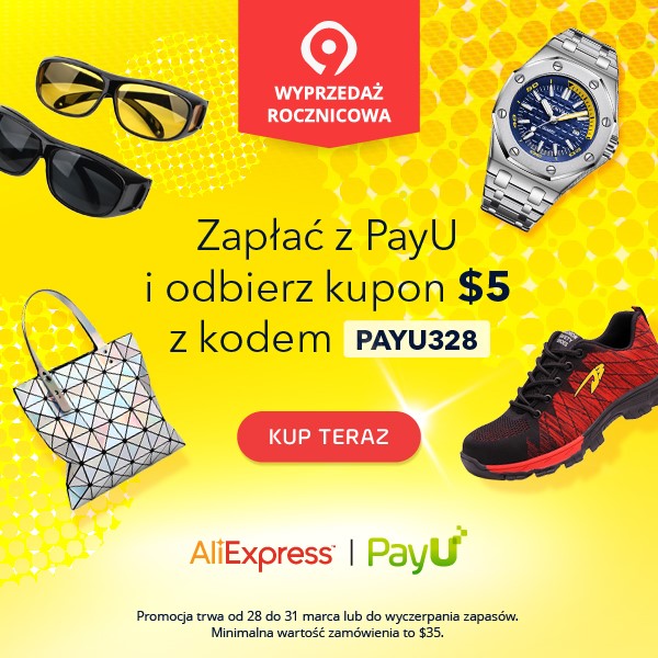 PayUxAliexpress WyprzedaÅ¼ rocznicowa