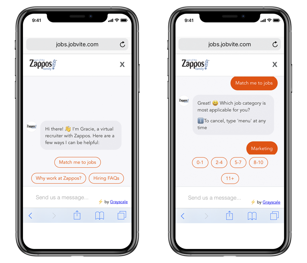zappos chatbot