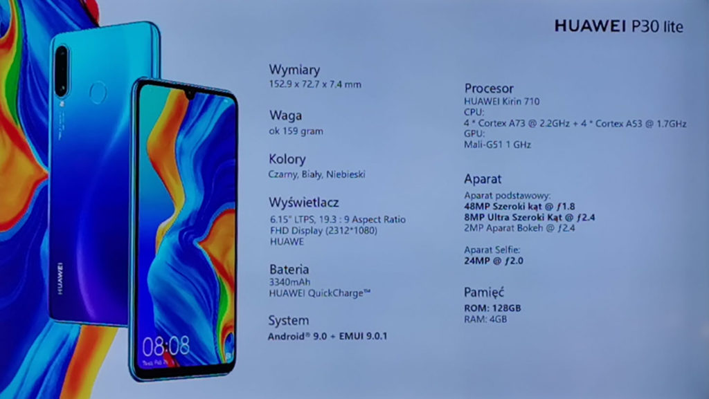 huawei p30 lite dane