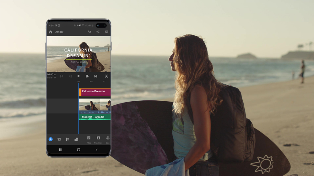 Samsung z Adobe, Premiere Rush for Samsung