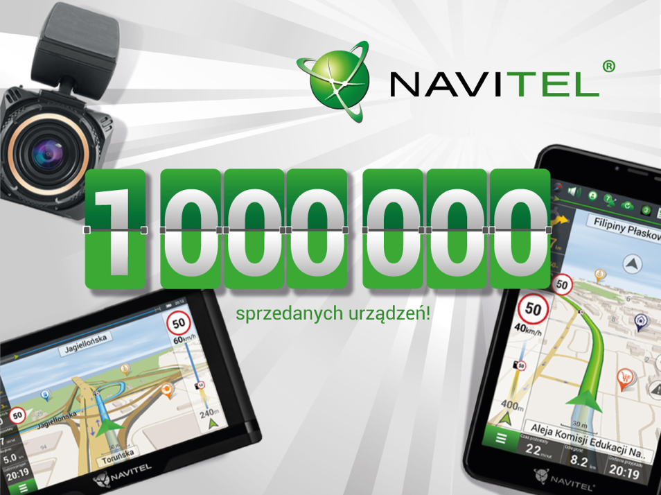 Milion sprzedanych urządzeń NAVITEL