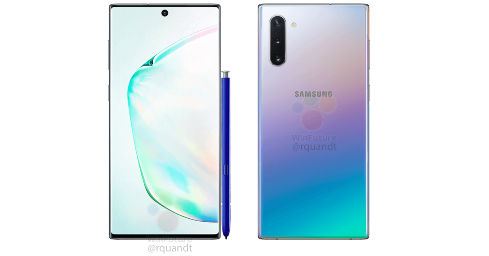 Samsung Galaxy Note10: pojawiły się oficjalne zdjęcia smartfona