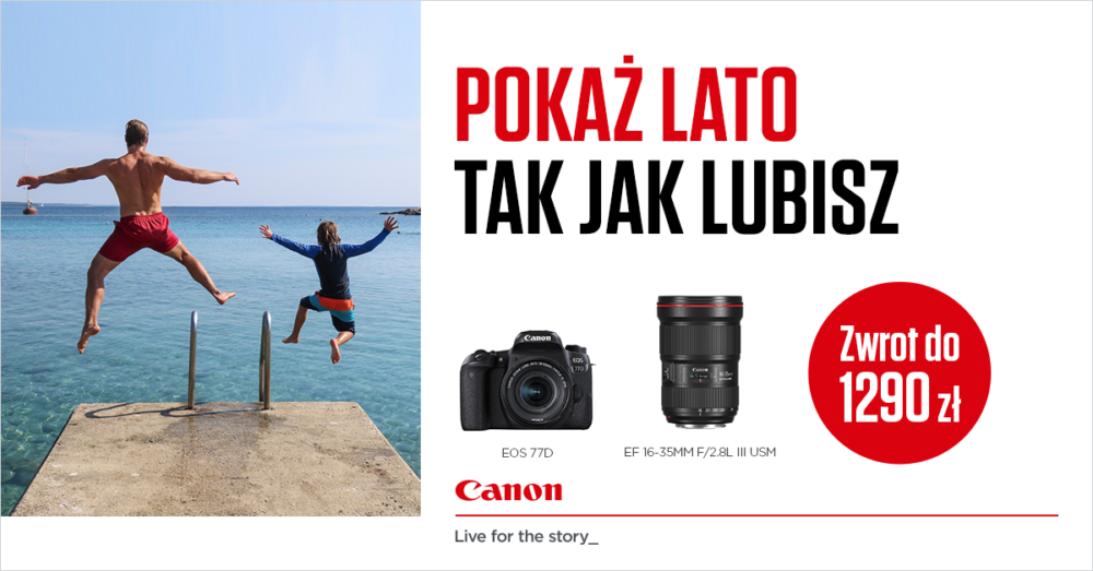 Canon przedłużył swoją letnią kampanię promocyjną