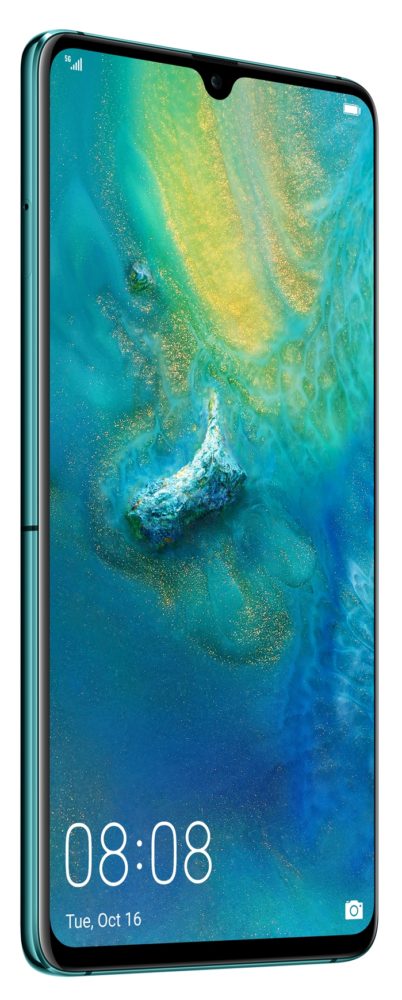 Mate 20X 5G Green Front 30 Left Unlock