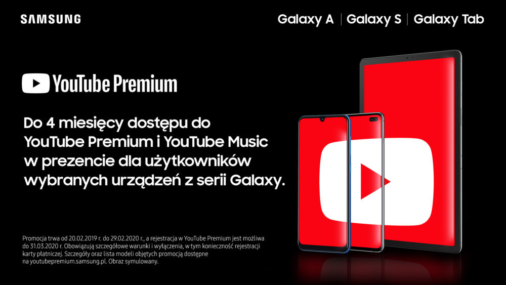 Do 4 miesięcy bezpłatnej rozrywki dla użytkowników wybranych urządzeń Samsung Galaxy