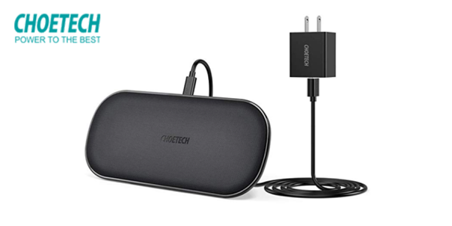 CHOETECH Fast Dual Wireless Charger