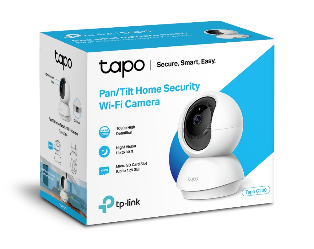 TP-Link Tapo C200 - obrotowa kamera WiFi do monitoringu domowego
