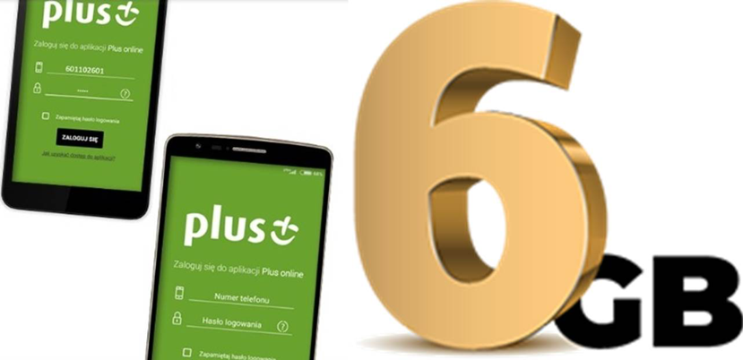 PAKIET EKSTRA 6 GB z Mobilną Aplikację Plus Online