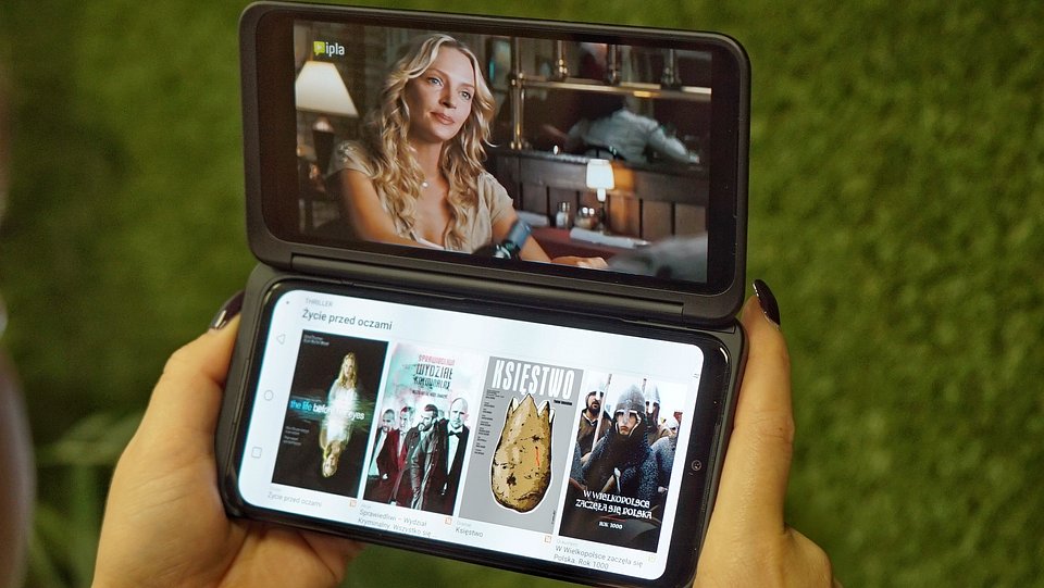 IPLA i Eleven Sports na LG G8X ThinQ Dual Screen. Pierwsze polskie aplikacje wykorzystujące moc dwóch ekranów!