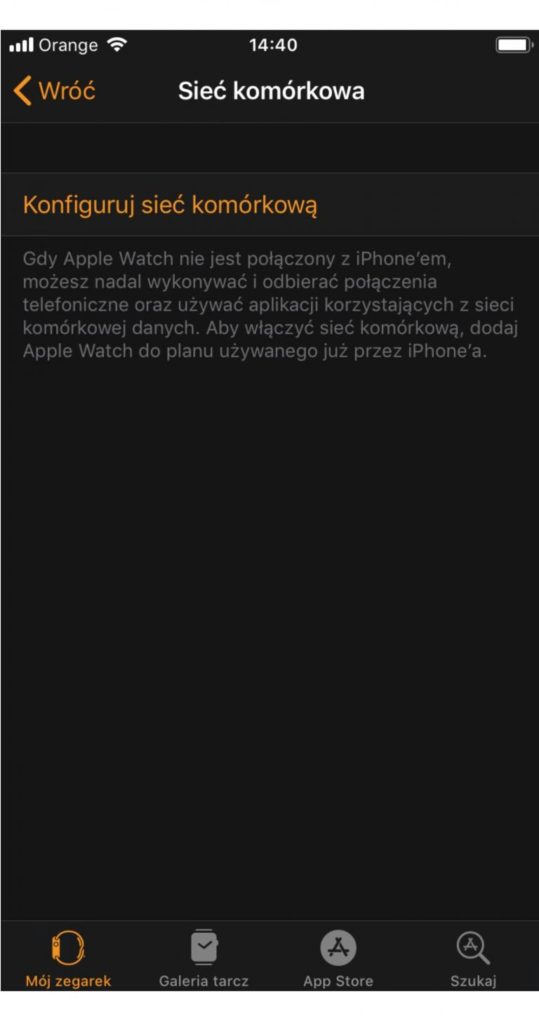 Już jest w Orange Flex! eSIM dla Apple Watch