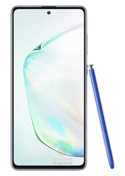 Budżetowy Samsung Galaxy Note10 Lite z rysikiem pokazali na oficjalnych zdjęciach