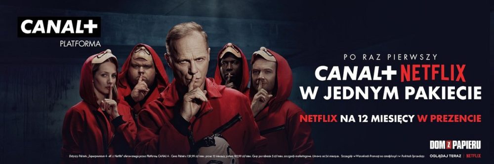 CANAL+ i Netflix wspólnie zaoferują polskim klientom najlepsze filmy, seriale i sport w ramach jednego pakietu