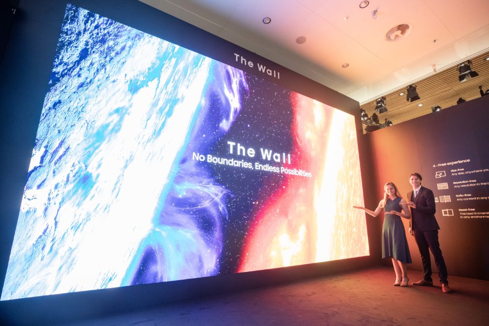 Samsung prezentuje ekran The Wall for Business o przekątnej niemal 15 metrów
