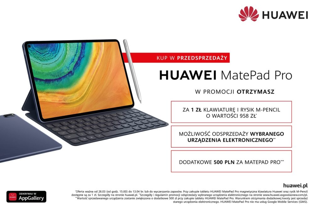 Huawei MatePad Pro   oferta w przedsprzedaÅ¼y