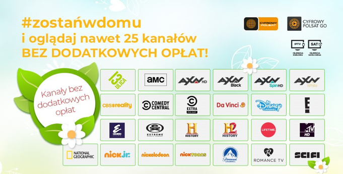 plus Kolejne bonusy od Cyfrowego Polsatu i sieci Plus w ramach akcji #zostańwdomu