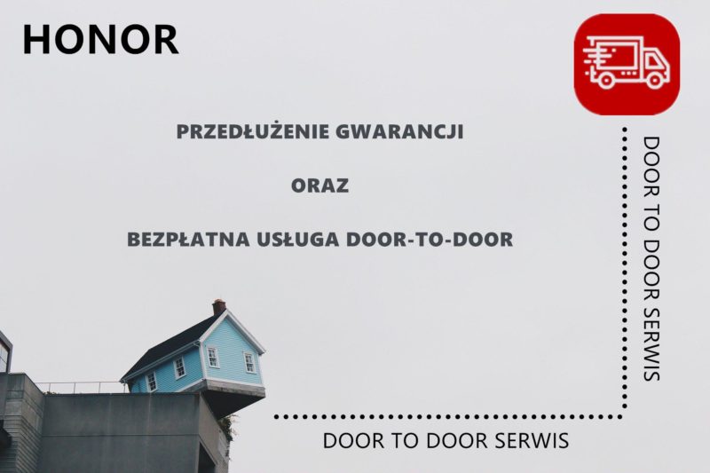 Produkty marki Honor z przedłużoną gwarancją i bezpłatną usługą Door-to-Door