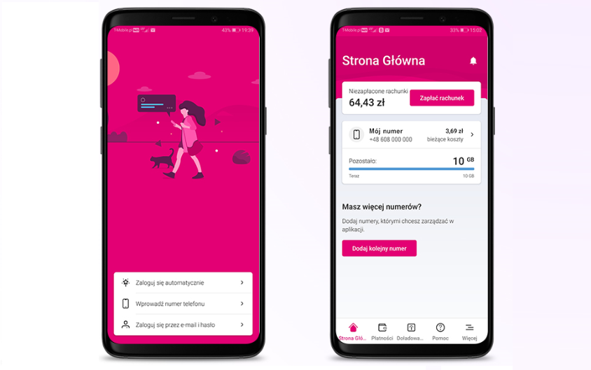 Aplikacja "Mój T-Mobile" w nowej odsłonie