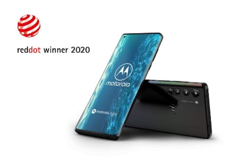 Rodzina smartfonów motorola edge zdobywa nagrodę Red Dot za znakomity design