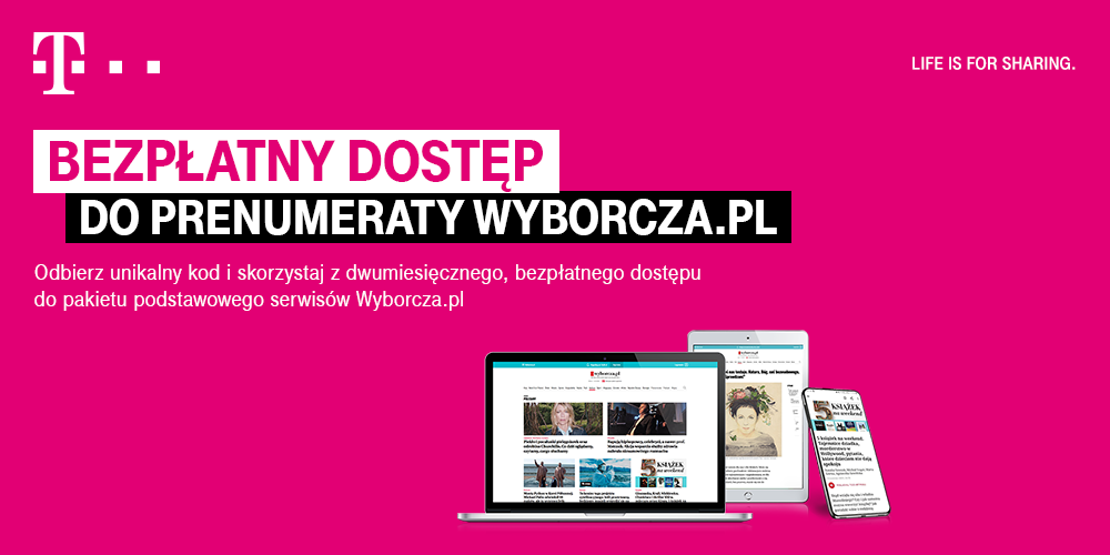 Dwa miesiące bezpłatnego dostępu do serwisów "Gazety Wyborczej" dla klientów T-Mobile
