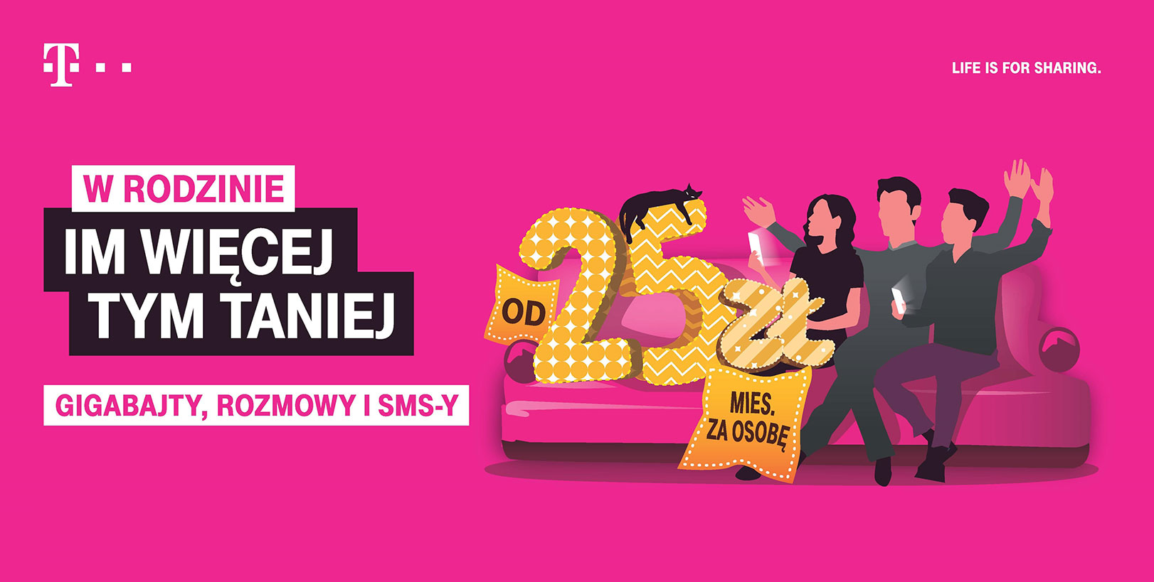 w rodzinie im wiecej nowa kampania t mobile