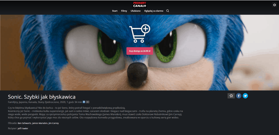 ыщтфCANAL+ uruchamia wypożyczalnię hitów kinowych i filmów online