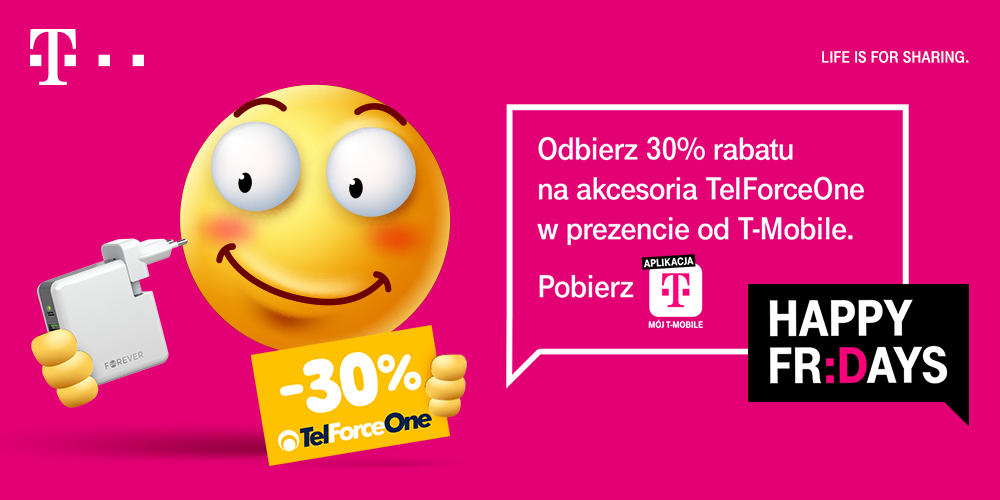 rabat 30 na akcesoria telforceone od t mobile