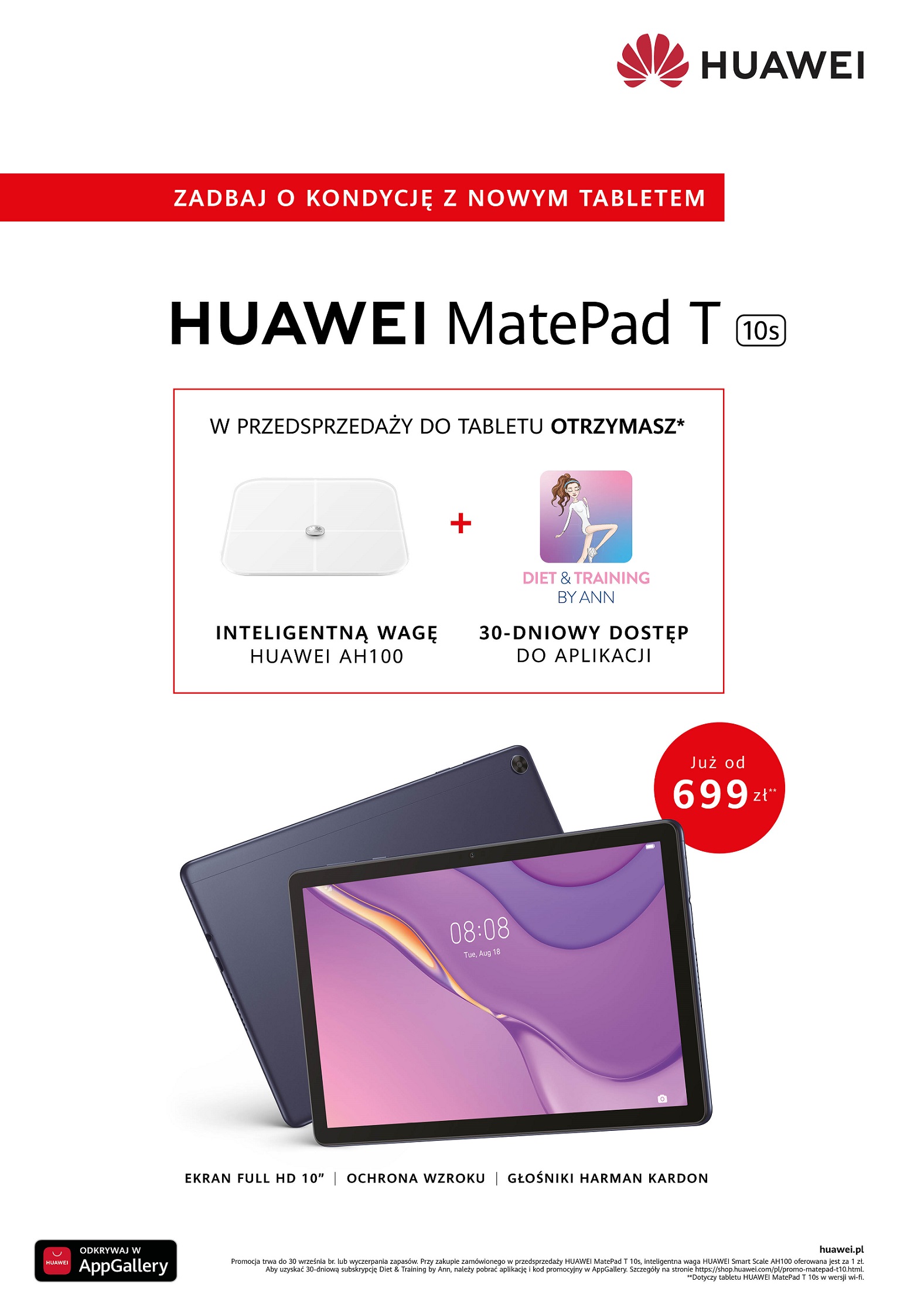 MatePad T10s oferta w przedsprzedaÅ¼y