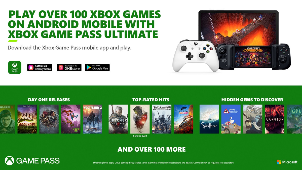 Xbox Game Pass Ultimate już od dziś – 150 gier dla urządzeń mobilnych z Androidem