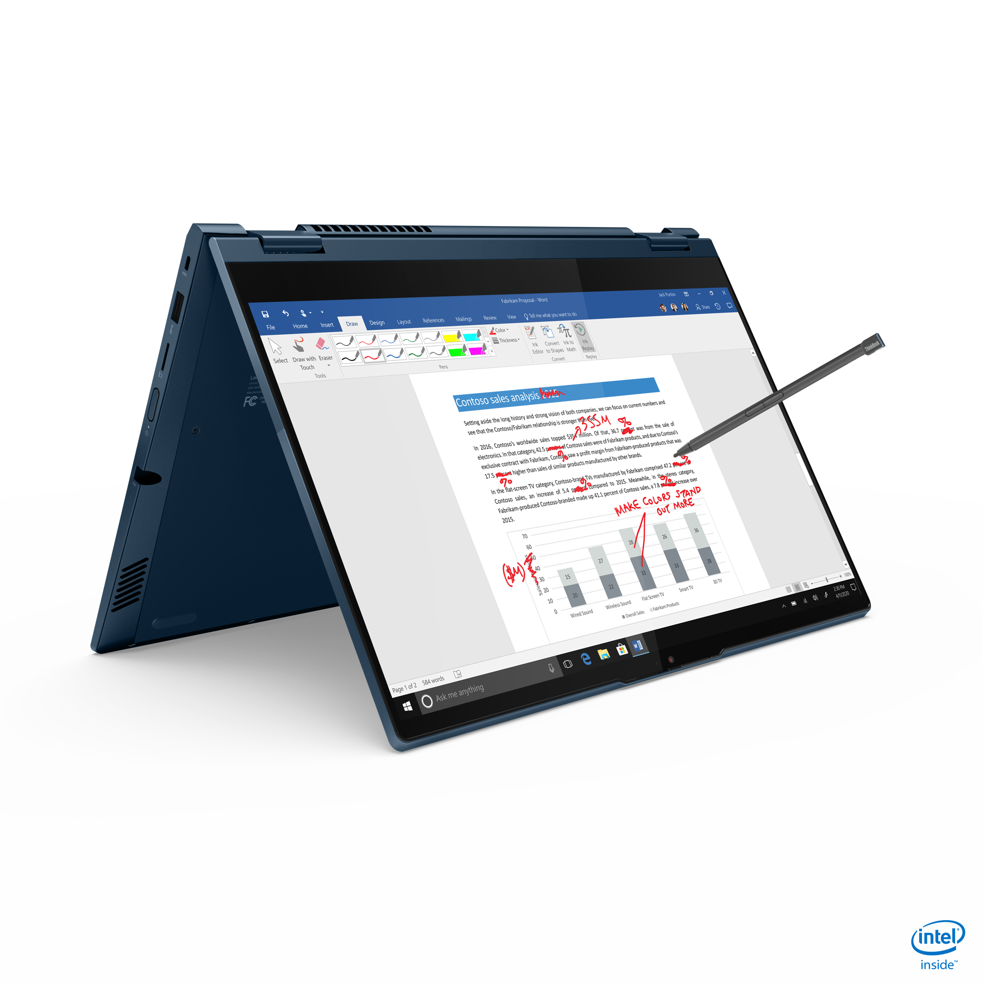 06 Thinkbook 14s Yoga Hero Tent WIth Pen