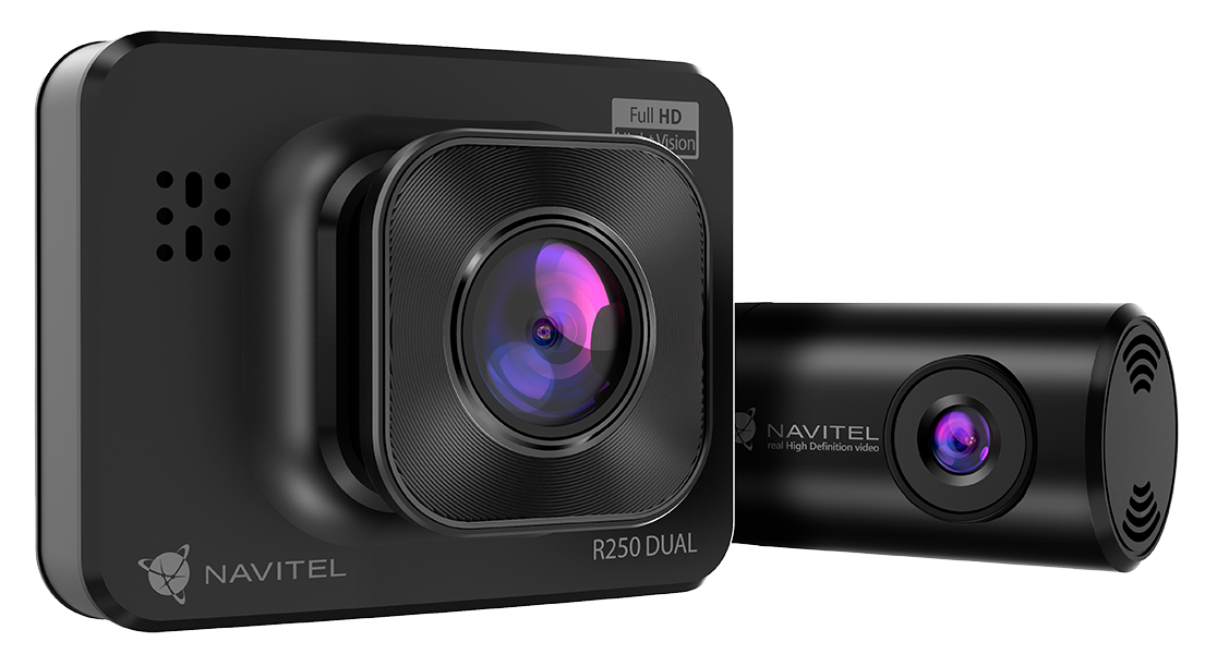 NAVITEL R250 DUAL – nagrywanie podwójnego obrazu podczas jazdy