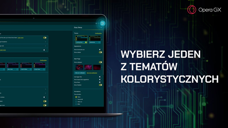 Opera GX Nowe kolory 2