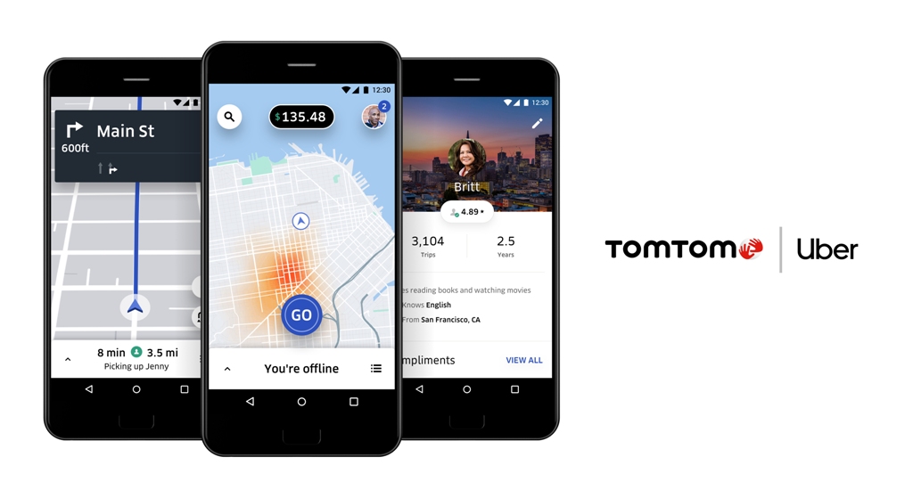 TomTom i Uber zacieśniają współpracę w celu uzyskania lepszych doświadczeń związanych z mapowaniem