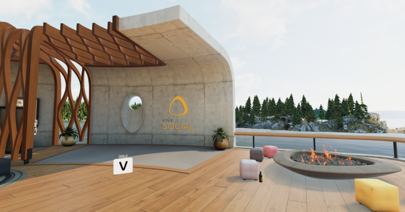 Vive Social   fire pit