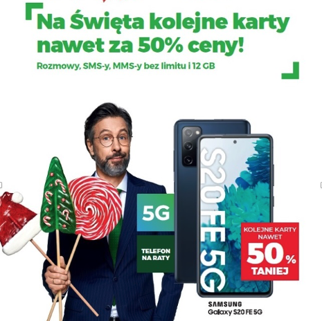 Na Święta w Plusie – 5G w cenie abonamentu przez całą umowę