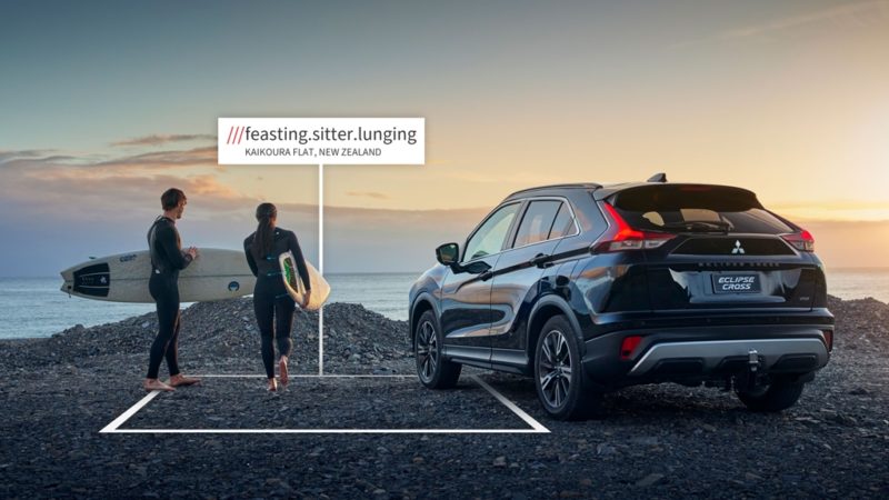 what3words Mitsubishi Eclipse Cross